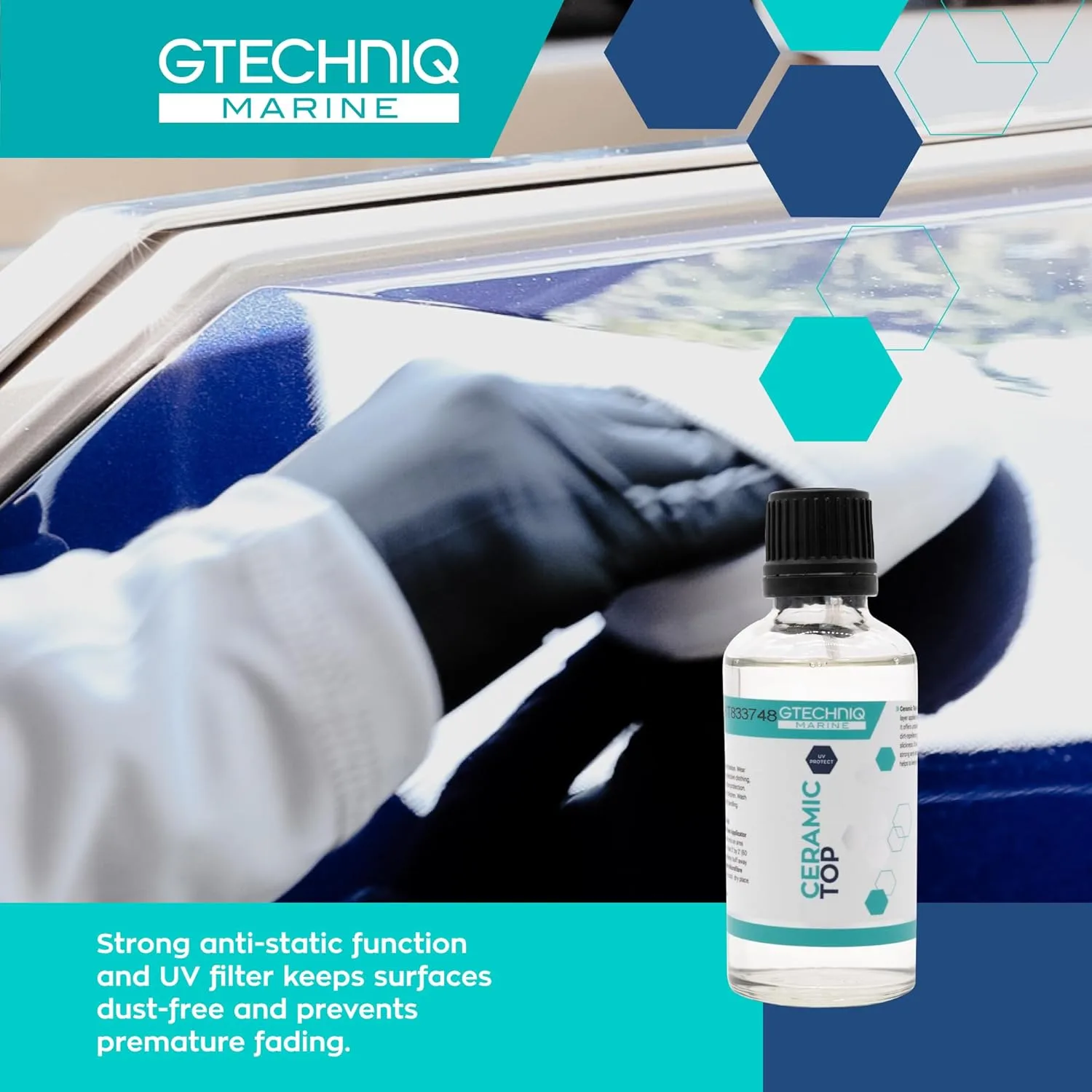 Gtechniq Ceramic Top - Professional Marine Coating for Boats - High Gloss, Optically Clear Finish