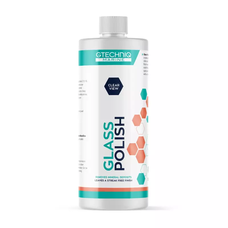 Gtechniq Marine Glass Polish – Water Based Cleaner for Scratch Free Finish on Glass and Perspex