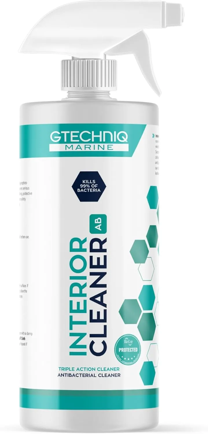 Gtechniq Marine Interior Cleaner for Hard and Soft Surfaces on Boat, Powerboat, Jet Ski and Yacht, Fabric Safe