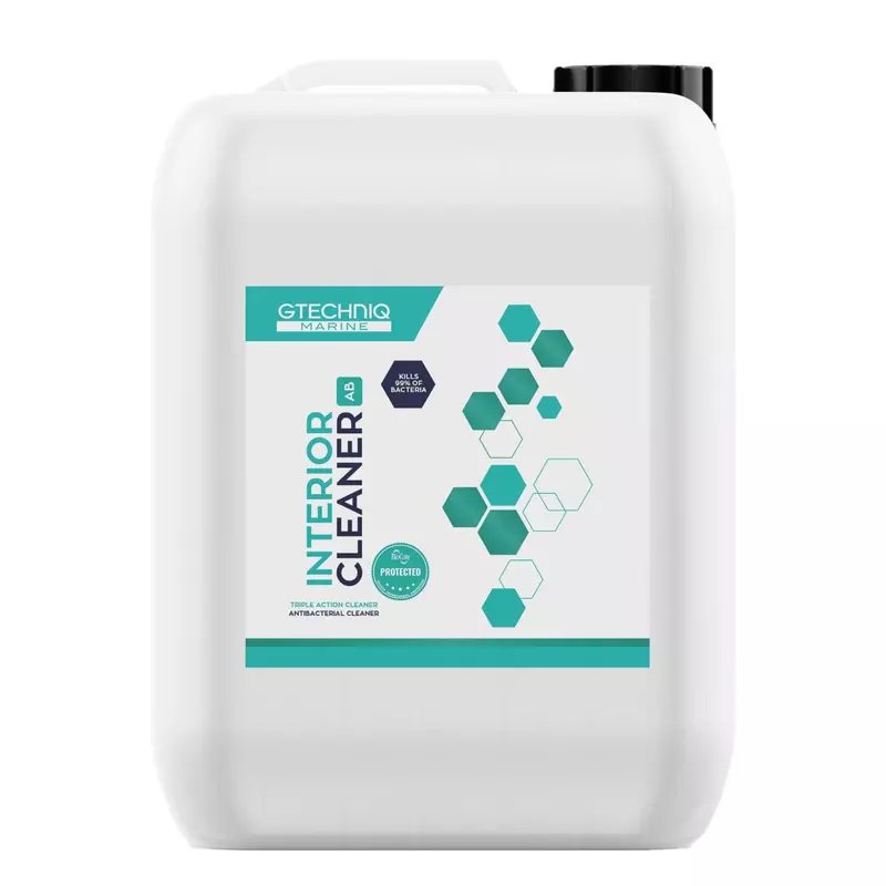 Gtechniq Marine Interior Cleaner for Hard and Soft Surfaces on Boat, Powerboat, Jet Ski and Yacht - Dirt Repellent, 5L