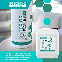 Gtechniq Marine Interior Cleaner for Hard and Soft Surfaces on Boat, Powerboat, Jet Ski and Yacht - Dirt Repellent, 5L