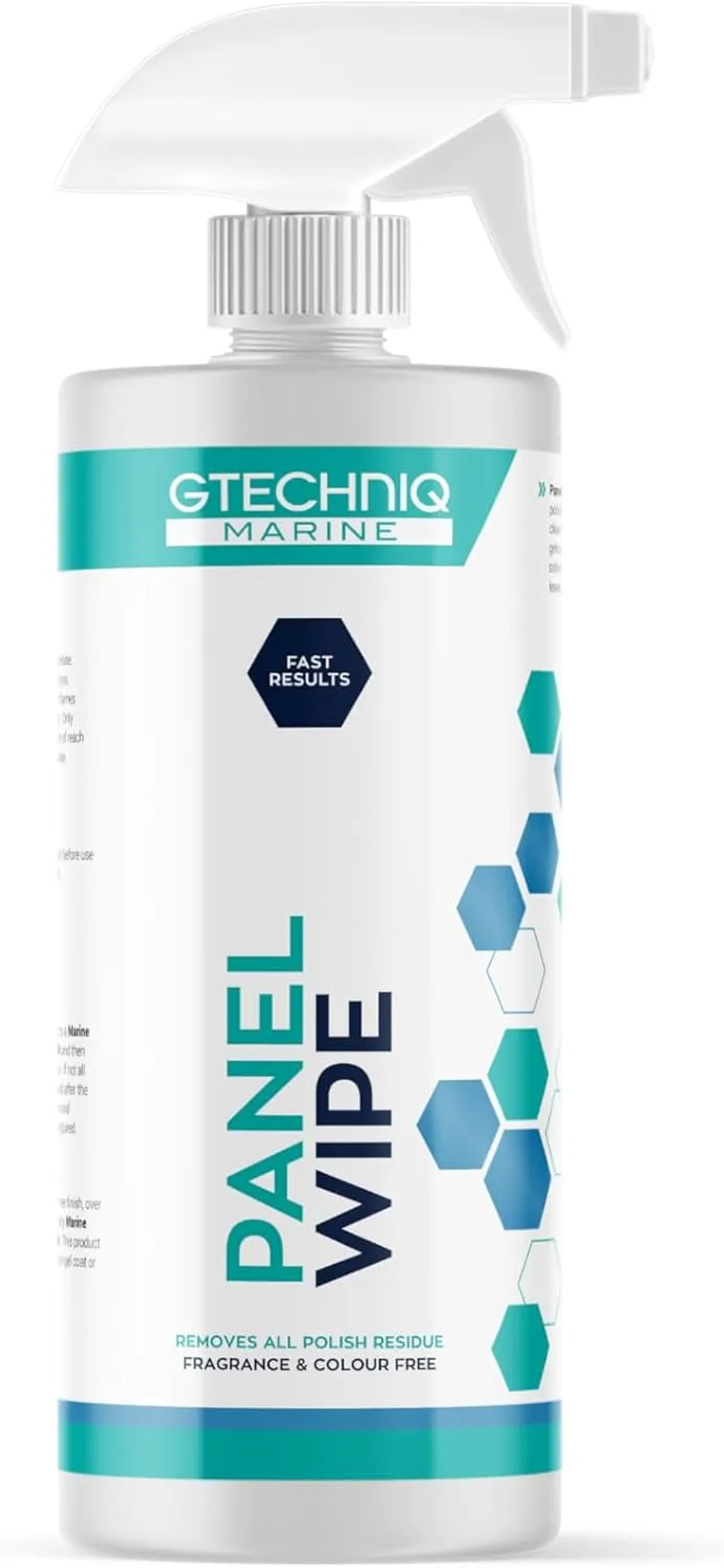 Gtechniq - Marine Panel Wipe - Easily Remove All Polish Residue from Boat's Paintwork