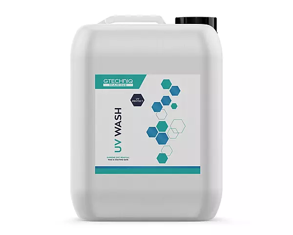 Gtechniq Marine UV Wash Concentrate for Boats, Yachts and Jet Skis, Cleans Marine Paint, Essential Boat Cleaning Products, 5L