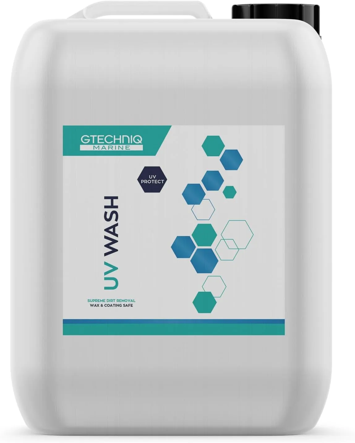 Gtechniq Marine UV Wash Concentrate for Boats, Yachts and Jet Skis, Cleans Marine Paint, Essential Boat Cleaning Products, 5L