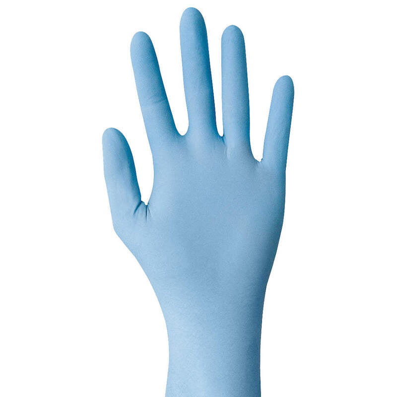 GUANTES INDUSTRIALES DE NITRILO EN , AZUL GUANTES INDUSTRIALES DE NITRILO EN , AZUL