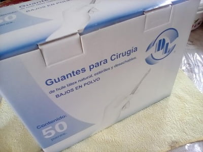 guante para cirugía 50 pr 8.0 guante para cirugía 50 pr 8.0