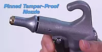 Guardair Jet Guard 74S Safety Air Blow Gun 74S Air Cone Nozzle Protects Against Chip Fly-Back Aluminum Body, 6.63 INCH