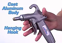 Guardair Jet Guard 74S Safety Air Blow Gun 74S Air Cone Nozzle Protects Against Chip Fly-Back Aluminum Body, 6.63 INCH