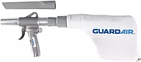 Guardair Gun Vac 1500 Pneumatic Gun Vacuum Cleaner Suction Kit with 9-Inch Crevice Tool and High Filtration Collection Bag