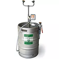 Guardian G1562 Stainless Steel Portable Eyewash/Drench Hose Unit, 15 gal