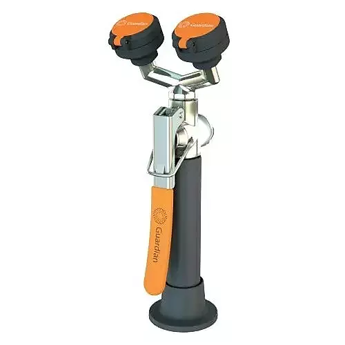 Guardian G5022 Metal Emergency Eye Wash/Drench Hose Unit, Deck Mounted