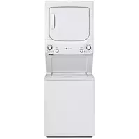 GE® GUD27EESNWW Unitized Spacemaker® 3.8 cu. ft. Washer and 5.9 cu. ft. Electric Dryer - ENERGY STAR GE® GUD27EESNWW Unitized Spacemaker® 3.8 cu. ft. Washer and 5.9 cu. ft. Electric Dryer - ENERGY STAR