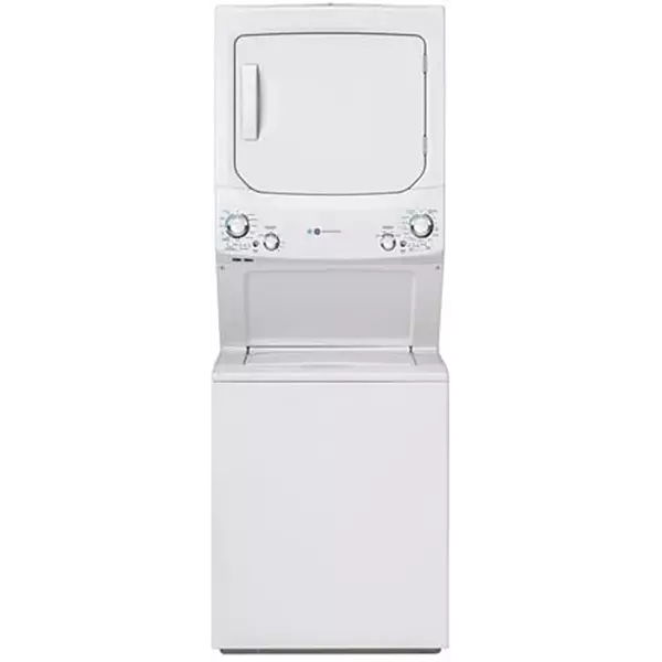 GE® GUD27EESNWW Unitized Spacemaker® 3.8 cu. ft. Washer and 5.9 cu. ft. Electric Dryer - ENERGY STAR GE® GUD27EESNWW Unitized Spacemaker® 3.8 cu. ft. Washer and 5.9 cu. ft. Electric Dryer - ENERGY STAR