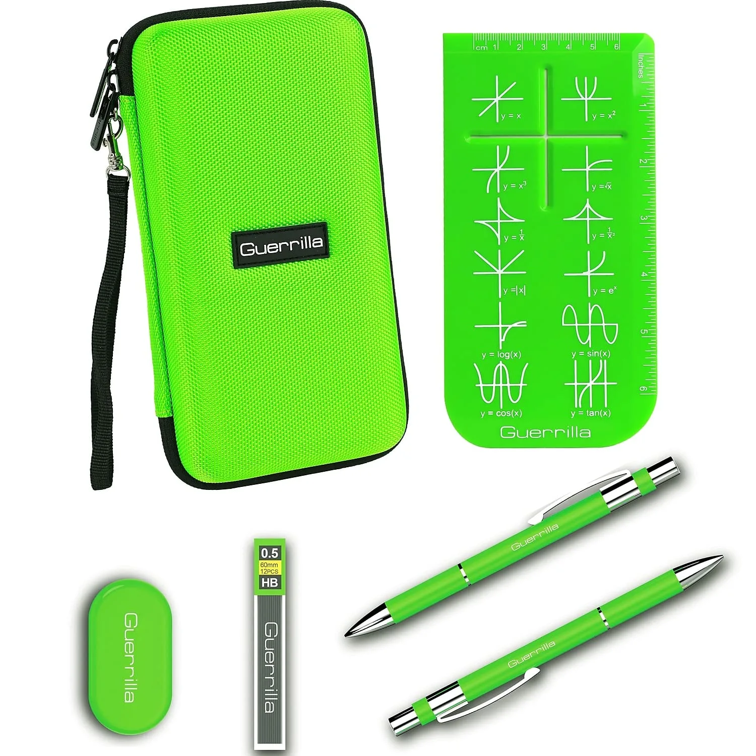 Guerrilla Hard Travel Case for TI-83 Plus, TI-84 Plus, TI-84 Plus Color Edition, TI-89 Titanium, TI-Nspire CX&CX CAS