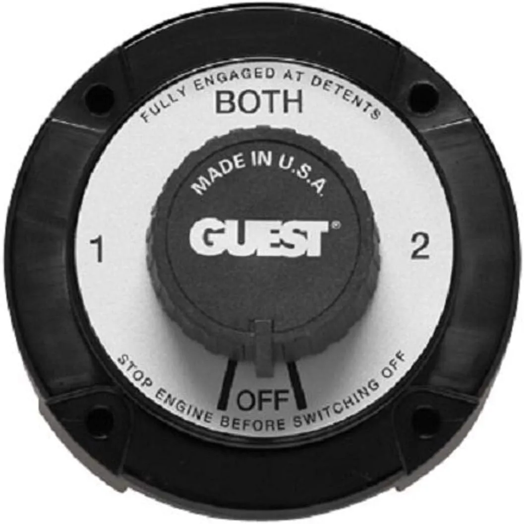 GUEST Battery Selector and On/Off Switches