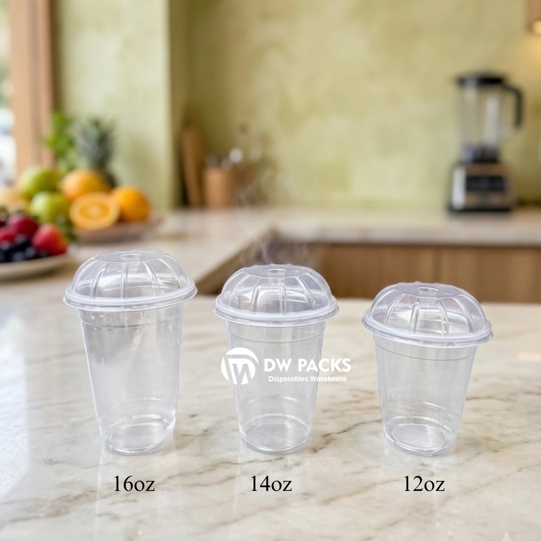 GULF CUPS WITH DOME LIDS (12oz/14oz/16oz)