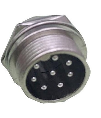 8-PIn Aviation Panel Jack (GX16F-8)