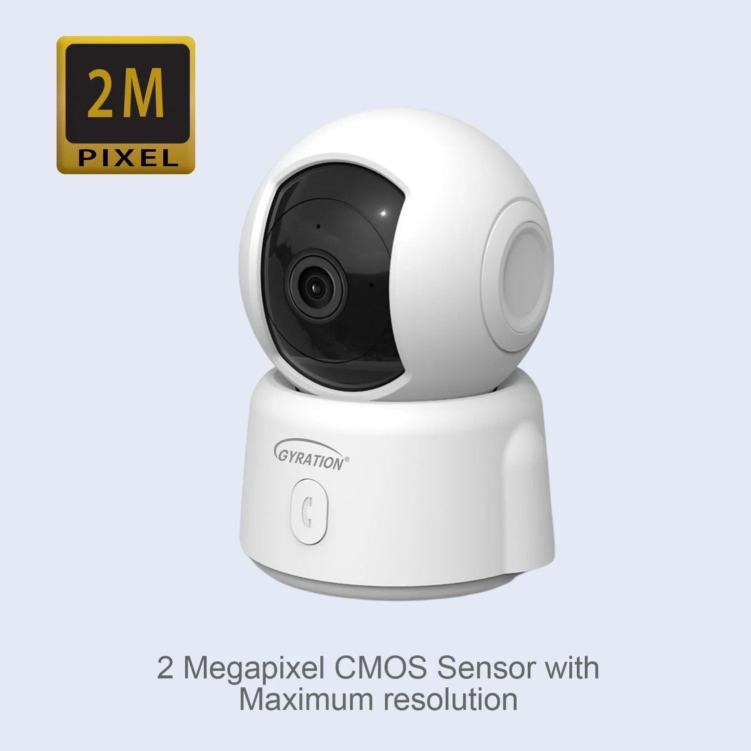 Gyration Cyberview 2000 2MP Smart WiFi Pan/Tilt Camera - White