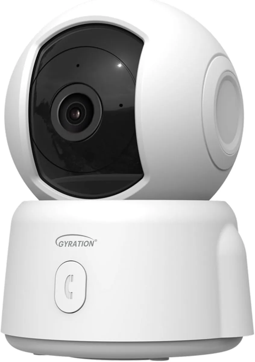 Gyration Cyberview 2000 2MP Smart WiFi Pan/Tilt Camera - White