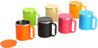 Colorful Steel coffee mug