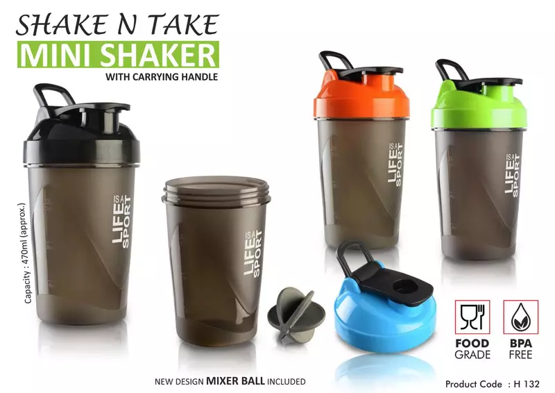 Shake n Take: Mini shaker with Handle