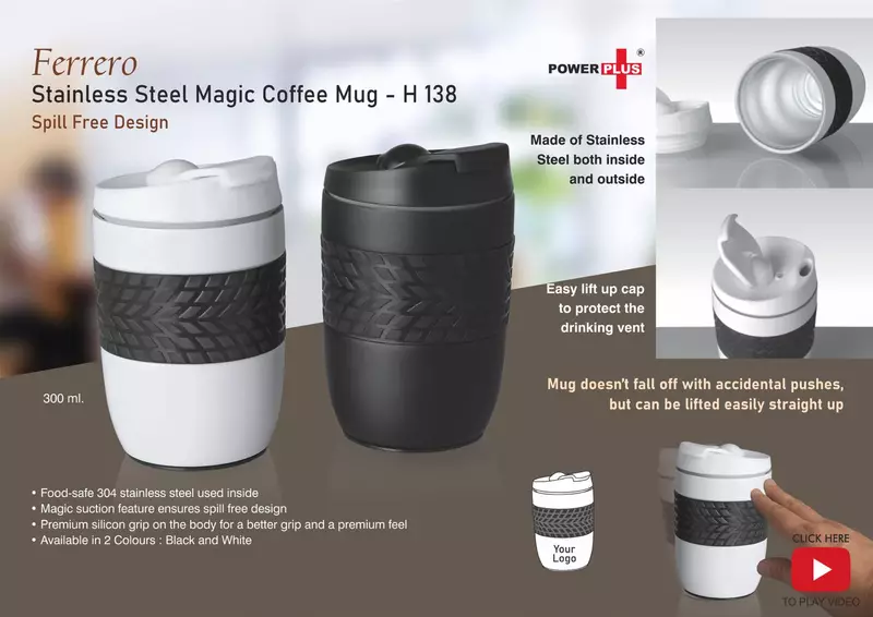 Ferrero Stainless Steel Magic Coffee Mug