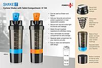 Shake it Cyclone shaker with Tablet compartment
