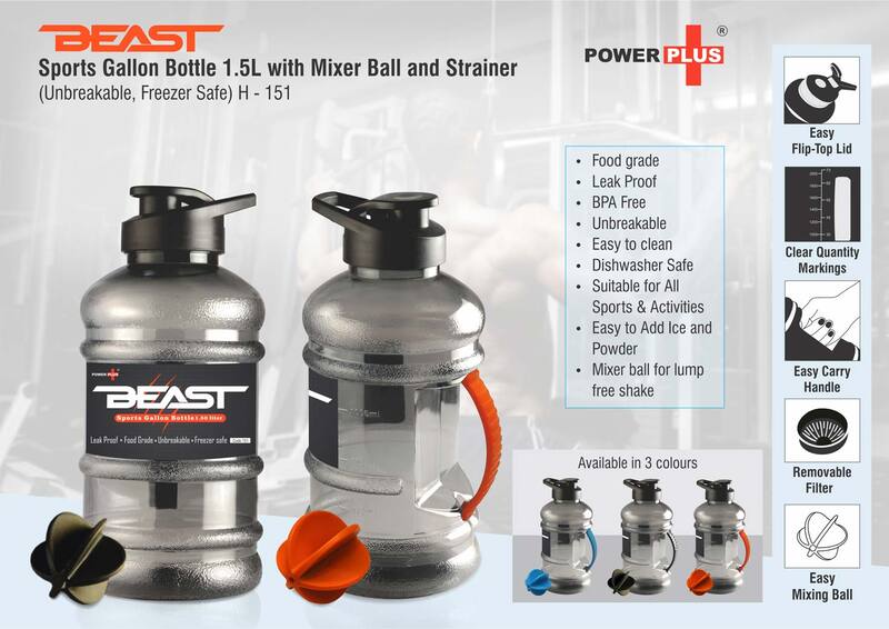 Beast Sports gallon water bottle