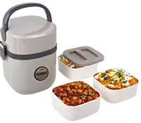 Bento Travel Lunch box with 3 plastic containers