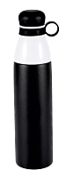 Pearl Double cap Vacuum bottle in metallic finish with carry loop