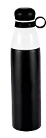 Pearl Double cap Vacuum bottle in metallic finish with carry loop