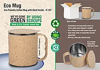 EcoMug: Eco Friendly Coffee mug with steel inside