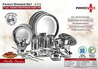 Family Dinner Set: 27 pc Stainless Steel Premium Quality set