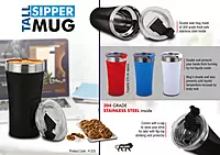 Tall Sipper mug | 304 grade Stainless steel inside