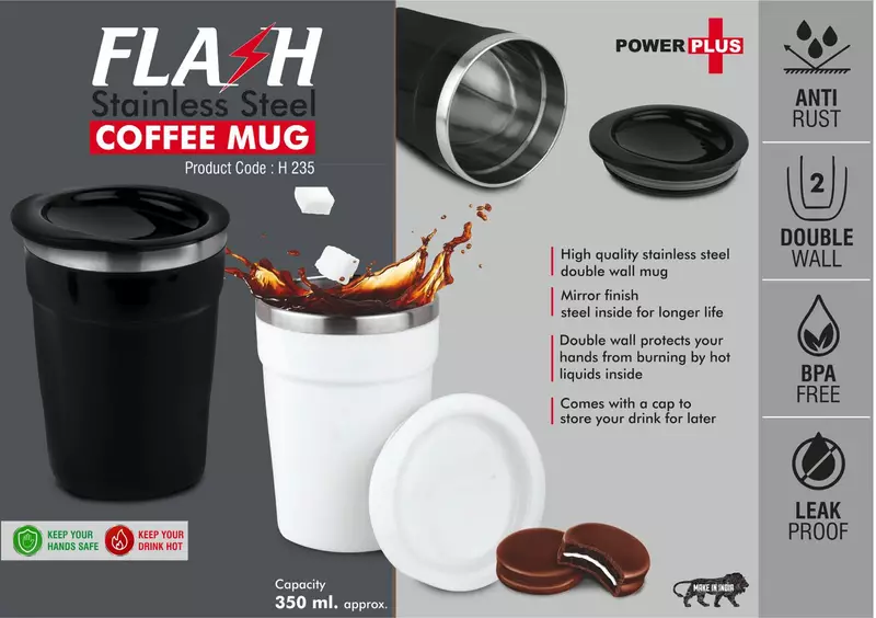Flash: Stainless Steel Coffee mug