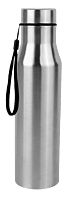 Long cola stainless steel single wall bottle with carry strap