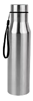 Long cola stainless steel single wall bottle with carry strap