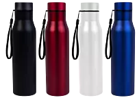 Long Cola Colored Stainless steel single wall bottle