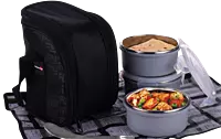 PIK-KIT mini: Lunch box combo with 3 Microwaveable Steel containers