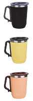 Foggy+ Stainless Steel coffee mug with Carabiner Handle