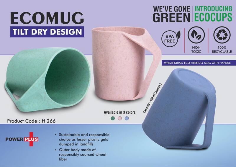 EcoMug : Wheat Straw Eco Friendly Mug with Handle