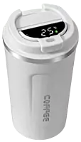Cafe Mate Pro: Stainless Steel Vacuum coffee mug with Temperature Display |