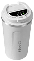 Cafe Mate Pro: Stainless Steel Vacuum coffee mug with Temperature Display |