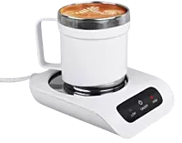Set of Coffee warmer & SS Mug with Lid