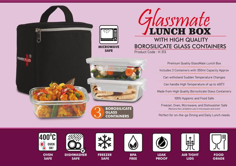 GlassMate Lunch Box:
