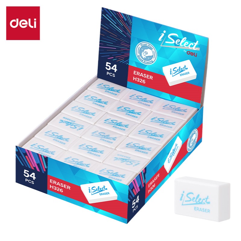 DELI H326 I-SELECT WHITE PVC-FREE ERASER