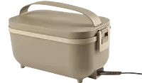 ThermoBite: Electric Lunch Box with 4 Steel Containers