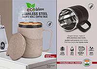 EcoWave: Stainless Steel Double wall Coffee mug