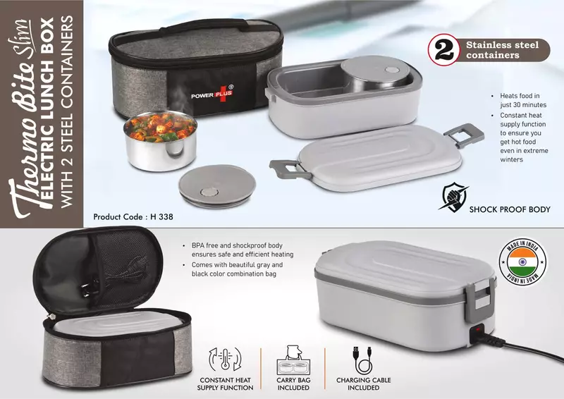 ThermoBite Slim: Electric Lunch Box
