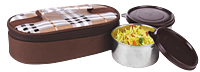 Zippy Go: Lunch bag with 2 SS round containers